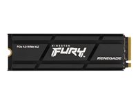 Kingston FURY Renegade - SSD - 500 GB - intern - M.2 2280 - PCIe 4.0 x4 (NVMe) - integrert kjøle SFYRSK/500G