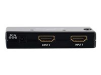 C2G 2-Port HDMI Auto Switch - Video/audio switch - 2 x HDMI - stasjonær 89050