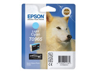 Epson T0965 - 11.4 ml - lys cyan - original - blister - blekkpatron - for Stylus Photo R2880 C13T09654010