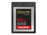 SanDisk Extreme Pro - flashminnekort - 64 GB - CFexpress SDCFE-064G-GN4NN