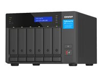 QNAP TVS-H674 - NAS-server - 6 brønner - SATA 6Gb/s - RAID RAID 0, 1, 5, 6, 10, 50, JBOD, RAID TP, TM - RAM 32 GB - Gigabit Ethernet / 2.5 Gigabit Ethernet - iSCSI støtte TVS-H674-I5-32G