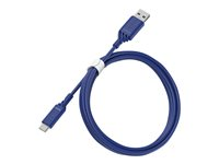 OtterBox Standard - USB-kabel - 24 pin USB-C (hann) til USB (hann) - USB 2.0 - 3 A - 1 m - koboltblå 78-52662