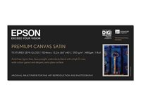 Epson PremierArt Water Resistant Canvas - Blank - 465 mikroner - Roll (152.4 cm x 12.2 m) - 350 g/m² - 1 rull(er) lerretspapir - for Stylus Pro 11880; SureColor SC-P20000 C13S045065