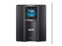 APC Smart-UPS C 1500VA LCD - UPS - AC 230 V - 900 watt - 1500 VA - USB - utgangskontakter: 8 - svart - med APC SmartConnect SMC1500IC