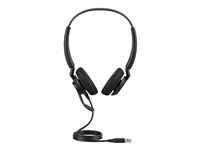 Jabra Engage 40 Stereo - Hodesett - on-ear - kablet - USB-A - lydisolerende - Optimert for UC 4099-410-279