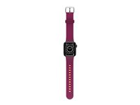 OtterBox - Bånd for smart armbåndsur - Pulse Check (mørk rosa/rød) - for Apple Watch Hermès Series 9, SE 3, Series 10, Series 11, Series 8, Series 9 77-83900
