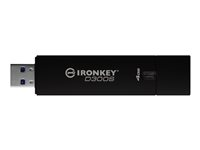 IronKey D300S - USB-flashstasjon - kryptert - 4 GB - USB 3.1 Gen 1 - FIPS 140-2 Level 3 - TAA-samsvar IKD300S/4GB