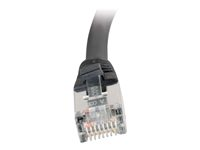 C2G Cat5e Booted Shielded (STP) Network Patch Cable - Koblingskabel - RJ-45 (hann) til RJ-45 (hann) - 5 m - STP - CAT 5e - formstøpt - svart 83854