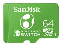 SanDisk Nintendo Switch - Flashminnekort - 64 GB - microSDXC UHS-I SDSQXAO-064G-GN6ZN