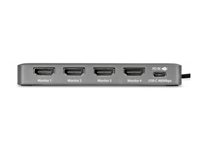 StarTech.com - Dokkingstasjon - for bærbar - USB-C - 4 x HDMI - TAA-samsvar QUAD-USB-HDMI-ADAPT