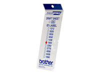 Brother ID1850 - 18 x 50 mm 12 etikett(er) stempel-ID-etiketter - for StampCreator PRO SC-2000, PRO SC-2000USB ID1850