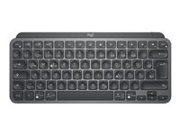 Logitech MX Keys Mini for Business - Tastatur - bakbelysning - trådløs - Bluetooth LE - QWERTY - Pan Nordic - grafitt 920-010604
