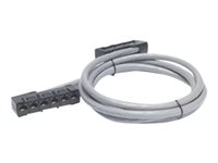 APC Data Distribution Cable - Nettverkskabel - TAA-samsvar - RJ-45 (hunn) til RJ-45 (hunn) - 2.7 m - UTP - CAT 5e - riser - grå DDCC5E-009