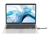 Compulocks MacBook Air 13-inch Cable Lock Adapter With Keyed Cable Lock 2017 to 2019 - Sikkerhetssporlåsadapter - for Apple MacBook Air (I midten av 2017, I midten av 2019, I slutten av 2018) MBALDG02KL