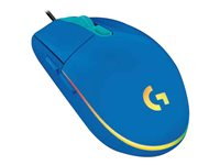 Logitech Gaming Mouse G102 LIGHTSYNC - Mus - høyrehendt - optisk - 6 knapper - kablet - USB - blå 910-005801