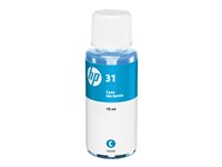 HP 31 - 70 ml - cyan - original - blekkrefill - for Smart Tank 51XX, 67X, 70XX, 73XX, 750, 76XX; Smart Tank Plus 55X, 570, 655 1VU26AE