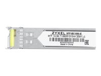 Zyxel SFP-BX1550-E - SFP (mini-GBIC) transceivermodul - GigE - 1000Base-BX - LC-enkeltmodus - opp til 20 km - 1550 (TX) / 1310 (RX) nm (en pakke 10) SFP-BX1550-E-ZZBD01F