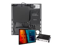 Crestron Flex UC-CX100-T-WM - For Microsoft Teams - Integrator Kit - videokonferansesett (berøringsskjermkonsoll, mini-PC, sender) - svart - med Wall Mounted Control Interface UC-CX100-T-WM