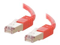 C2G Cat5e Booted Shielded (STP) Network Patch Cable - Koblingskabel - RJ-45 (hann) til RJ-45 (hann) - 5 m - STP - CAT 5e - formstøpt - rød 83794