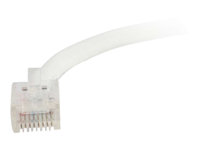 C2G Cat5e Non-Booted Unshielded (UTP) Network Patch Cable - Koblingskabel - RJ-45 (hann) til RJ-45 (hann) - 3 m - UTP - CAT 5e - flertrådet, uniboot - hvit 83124