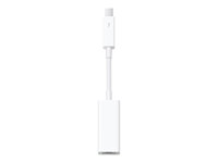Apple Thunderbolt to Gigabit Ethernet Adapter - Nettverksadapter - Thunderbolt - Gigabit Ethernet - for iMac with Retina 4K display (Late 2015), with Retina 5K display (Late 2014, Late 2015, Mid 2015); Mac mini (Late 2014); Mac Pro (Late 2013); MacBook Air (Early 2015, Mid 2017); MacBook Pro (Early 2013, Early 2015, Late 2012, Late 2013, Mid 2012, Mid 2014, Mid 2015) MD463ZM/A