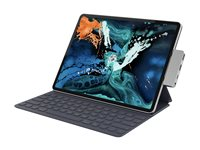 HyperDrive 4-in-1 Hub - Dokkingstasjon - USB-C - HDMI - for Apple 10.9-inch iPad Air; 11-inch iPad Pro; 12.9-inch iPad Pro; iPad mini (6. generasjon) HD319E-SILVER