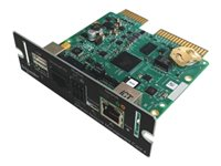 APC Network Management Card LCES2 with Modbus, Ethernet and Aux Sensors - Adapter for fjernstyrt administrasjon - USB, 1GbE, Modbus - 1000Base-T - for P/N: GVSUPS40KGSUS, GVSUPS50KFSUS, GVSUPS50KGSUS, GVSUPS60KGSUS, GVSUPS80KGSUS AP9644