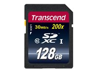 Transcend Premium - Flashminnekort - 128 GB - Class 10 - SDXC TS128GSDXC10