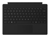 Microsoft Surface Pro Type Cover with Fingerprint ID - Tastatur - med styrepute, akselerometer - bakbelysning - QWERTY - Engelsk - svart - kommersiell - for Surface Pro (I midten av 2017), Pro 3, Pro 4 GKG-00007