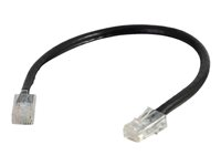 C2G Cat5e Non-Booted Unshielded (UTP) Network Patch Cable - Koblingskabel - RJ-45 (hann) til RJ-45 (hann) - 1 m - UTP - CAT 5e - flertrådet, uniboot - svart 83041